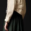 Burberry Prorsum Cropped Crochet Beaded Parka in Beige (trench melange) - Lyst