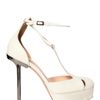Calvin Klein 150mm Smooth Leather Pumps in White - Lyst