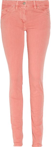 Etoile Isabel Marant Adam LowRise Skinny Jeans in Pink - Lyst