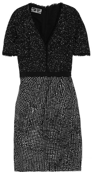  Bouclé-Tweed And Linen Dress 