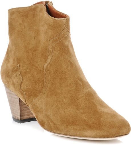 isabel marant dicker boots beige