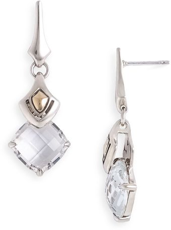  Naga Gold & Silver Batu Drop Earrings 