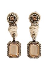Lanvin Rope and Crystal Earrings