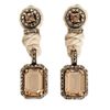 Lanvin Rope and Crystal Earrings in Gold (natural) - Lyst