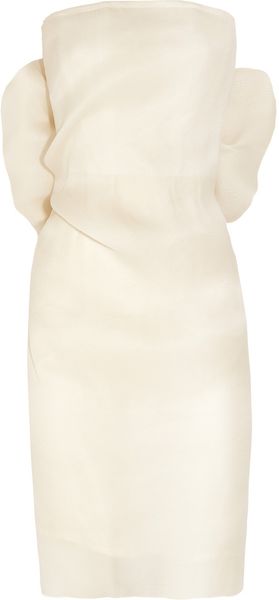  Bow-embellished Silk-gazar Dress 