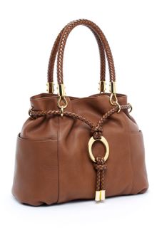 Michael Kors Skorpios Drawstring Satchel, Cinnamon - Lyst