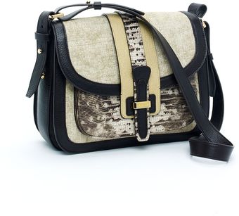 Michael Kors Saddle Bag, Ecru - Lyst