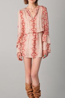 Parker Double Flared Sleeve Dress - Lyst
