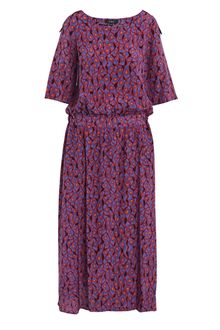 Suno Silk-twill Onion-skin Print Dress - Lyst