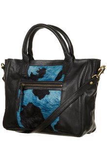 Topshop Animal Print Leather Holdall - Lyst