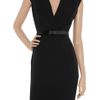 Alexander Mcqueen Crepe WrapEffect Dress in Black - Lyst