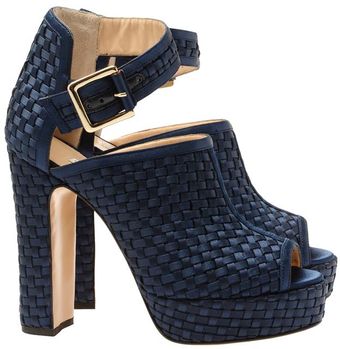 Bionda Castana 'Christa' Lattice Woven Shoe Boots - Lyst