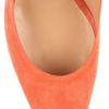 Carven Suede Slingbacks in Orange - Lyst