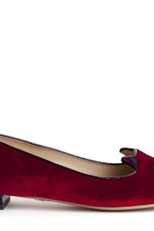 Charlotte Olympia Kitty Flats - Lyst