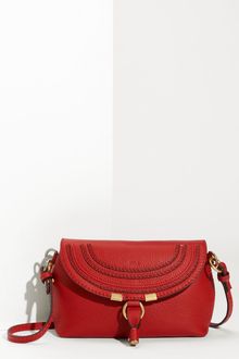 Chloé Marcie Calfskin Leather Shoulder Crossbody Bag - Lyst