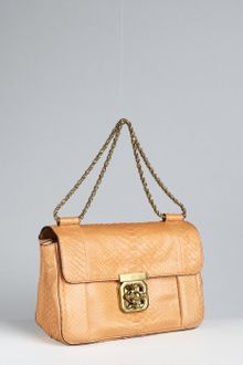Chloé Sand Python Elsie Shoulder Bag - Lyst