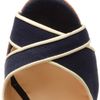Christian Louboutin 'Melides 'Canvas and Cork Platform Wedges in Blue (navy) - Lyst