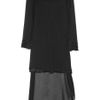 Elizabeth And James Claudia Asymmetric Silkchiffon Dress in Black - Lyst