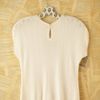 Free People Vintage Boucle Short Sleeve Top in Beige (white) - Lyst
