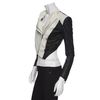Helmut Lang  Ramie Combo Crop Jacket in Black (020) - Lyst