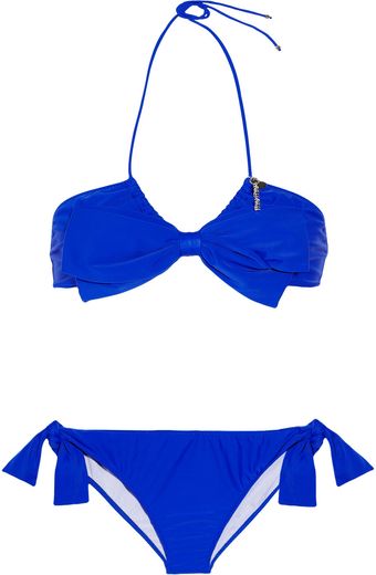 Miu Miu Halterneck Bandeau Bikini - Lyst