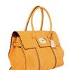 Mulberry Cookie Bayswater Smooth Leather Top Hand in Orange - Lyst
