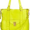 Proenza Schouler Ps1 Neon Leather Tote in Yellow - Lyst