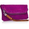 Ralph Lauren Collection Tasseled Suede Clutch in Purple (magenta) - Lyst