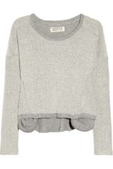 Textile Elizabeth And James Leah Cotton and Wool-Blend Terry Sweatshirt