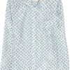 Textile Elizabeth And James Austin RosePrint Silk Shirt in Blue (rose) - Lyst