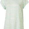 Topshop Burn Out Stripe Tee in Green (mint) - Lyst