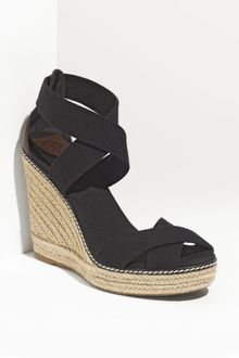 Tory Burch Elastic High Wedge Espadrille - Lyst