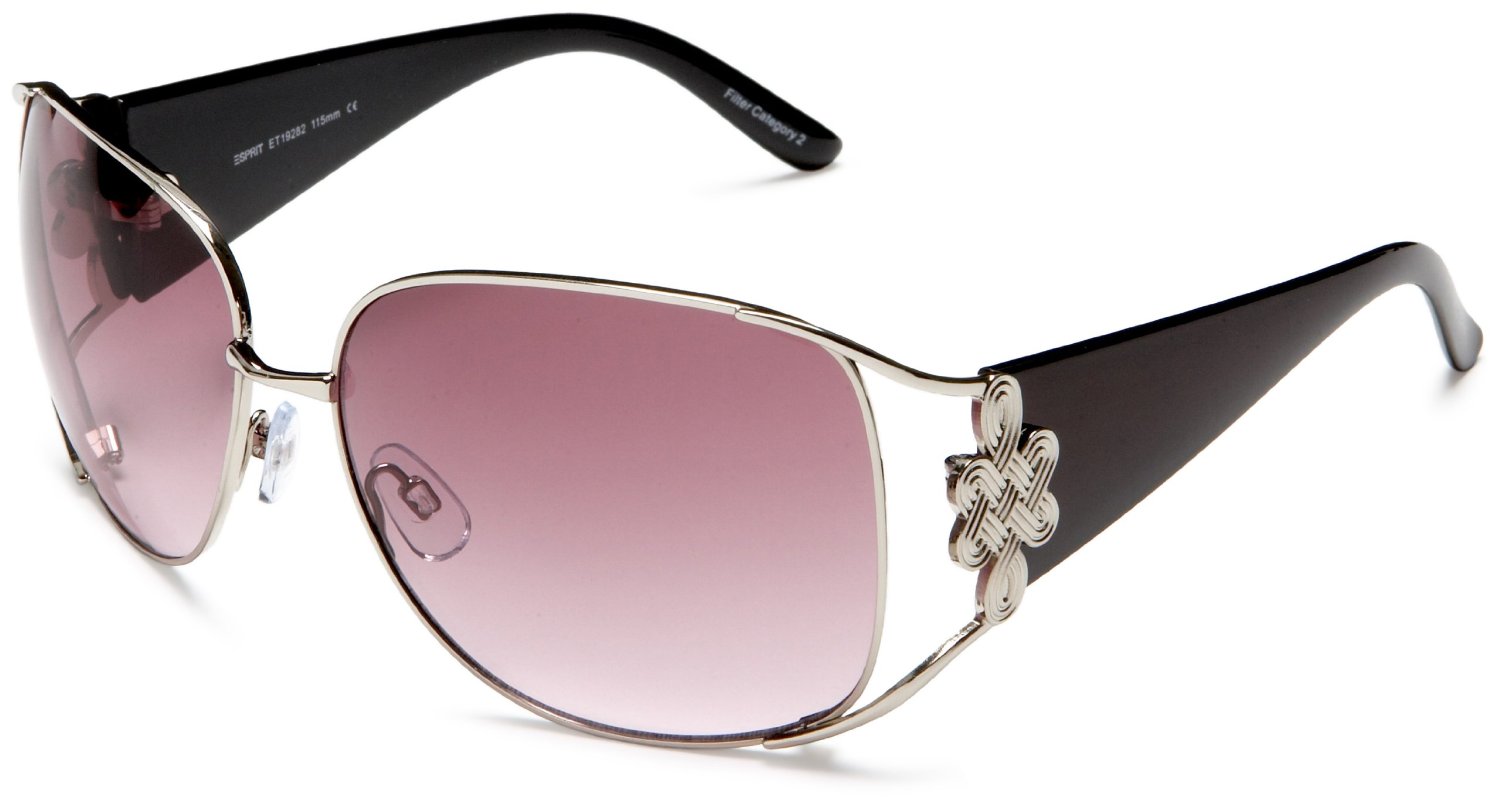 Esprit Esprit Womens Metal Sunglasses in (silver frame/burgundy lens) Lyst