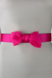 Oscar de la Renta Silk Bow Belt - Lyst