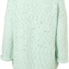 Topshop Knitted O Motif Jumper in Green (mint) - Lyst