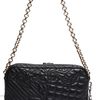 Versace Vanitas Embroidered Shoulder Bag in Black - Lyst