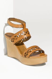 Chloé Cut Out Wedge Sandal - Lyst