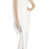 Donna Karan New York Draped Stretch Crepejersey Gown in White - Lyst