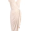 Lanvin Techno Jersey Dress in Beige (grey) - Lyst