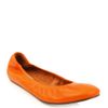 Lanvin Ballet Flat Shoes in Orange - Lyst
