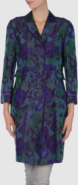Red Valentino Fulllength Jacket in Blue - Lyst