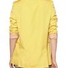 Stella Mccartney Dry Slub Viscose Twill Jacket in Yellow - Lyst