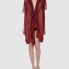 Vionnet Short Dress in Gray (grey) - Lyst
