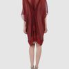 Vionnet Short Dress in Gray (grey) - Lyst