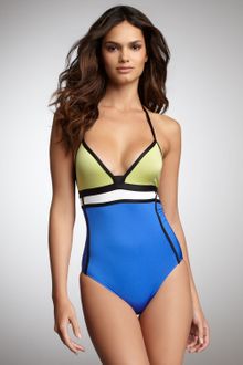 La Perla Modern Art Colorblock One-Piece - Lyst
