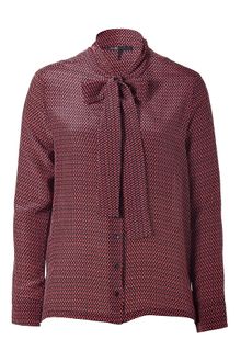 Maje Printed Silk Top - Lyst