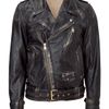 Marc Jacobs Black Distressed Moto Jacket in Black for Men - Lyst