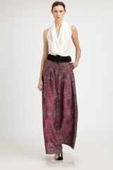 Yves Saint Laurent Silk Halter Top