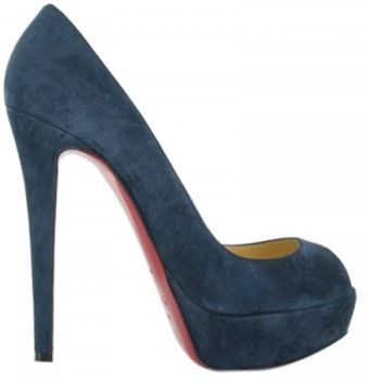 Christian Louboutin 140mm Banana Suede Open Toe Pumps - Lyst