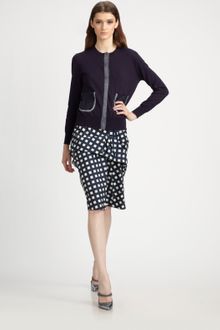 Marc Jacobs Cotton Flounce Front Skirt - Lyst